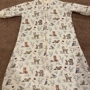 Kids Woodland Long Sleeve SleepSack - Cream